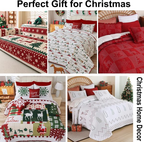 Christmas Car Quilt by Cmfshape Bedspread Set-5