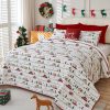 Christmas Car Quilt by Cmfshape Bedspread Set-0