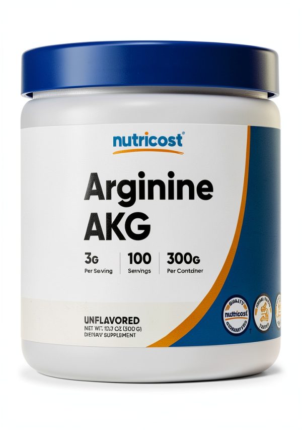 Pure Arginine AAKG Supplement 3g Per Serving Gluten Free-0