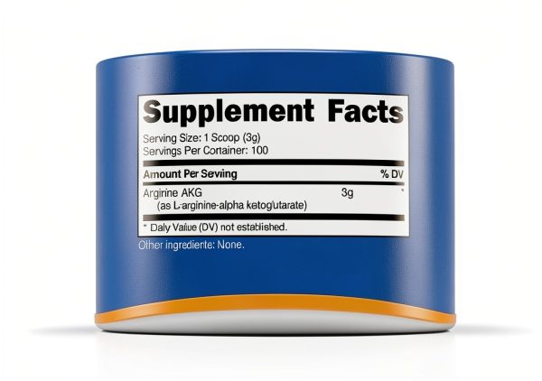 Pure Arginine AAKG Supplement 3g Per Serving Gluten Free-1
