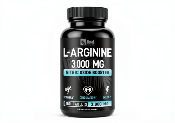 Zeal Naturals L Arginine 3000mg Nitric Oxide Supplement-4