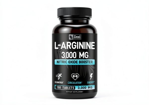 Zeal Naturals L Arginine 3000mg Nitric Oxide Supplement-3