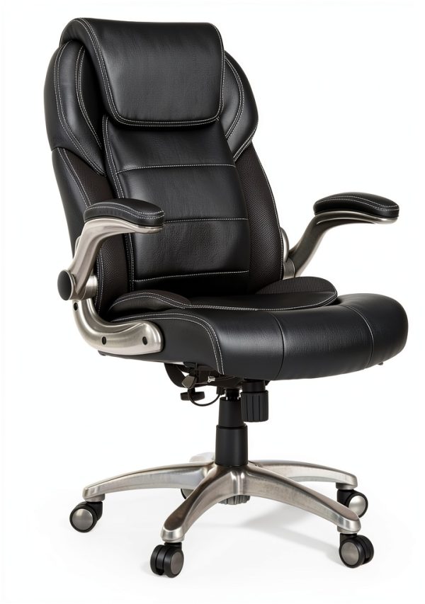 Ergonomic Office Chair Amazon Basics Leather-2