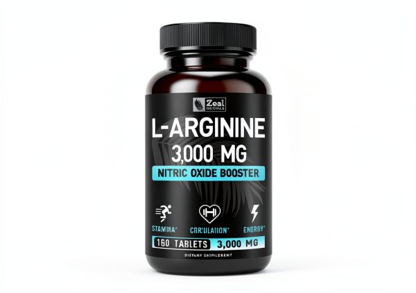 Zeal Naturals L Arginine 3000mg Nitric Oxide Supplement-5