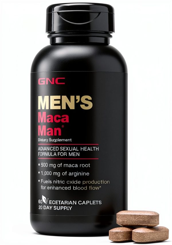 GNC Mens Maca Man Arginine Supplement Nitric Oxide-0