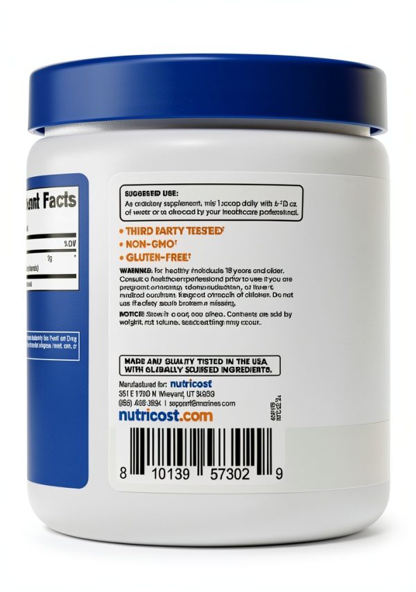 Pure Arginine AAKG Supplement 3g Per Serving Gluten Free-3