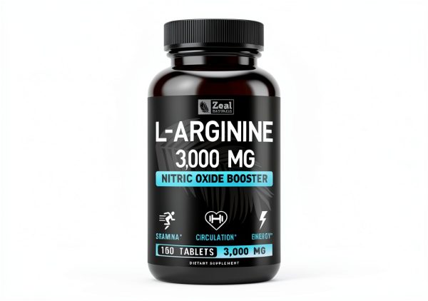 Zeal Naturals L Arginine 3000mg Nitric Oxide Supplement-6