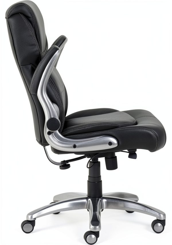 Ergonomic Office Chair Amazon Basics Leather-3