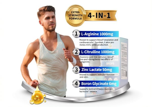 Pavo L-Arginine Drops Liquid Formula Male Endurance Support-2