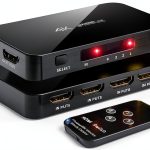 4K HDMI Switch ENBUER 4 Port HDR Black Model-0