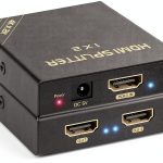 HBAVLINK HDMI Splitter 4K 60Hz Audio Video Selector Box-0