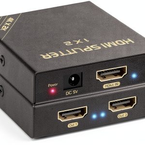 HBAVLINK HDMI Splitter 4K 60Hz Audio Video Selector Box-0