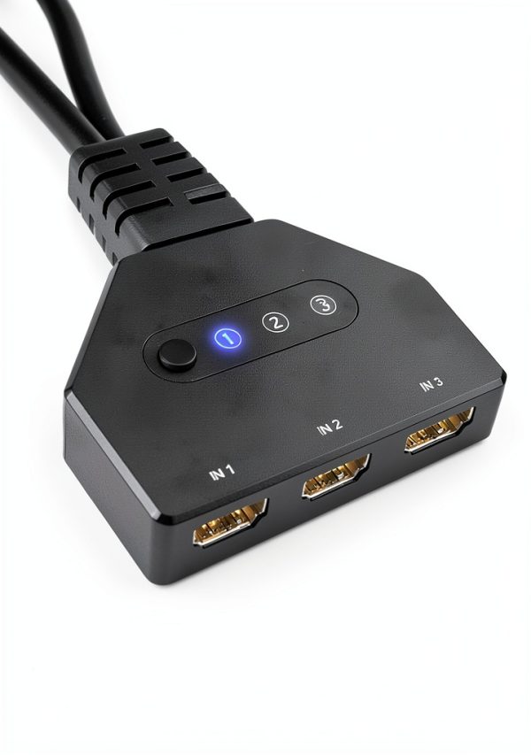 AUKOKIOULA HDMI Switch 3‑in‑1 4K 30Hz for Gamers-8