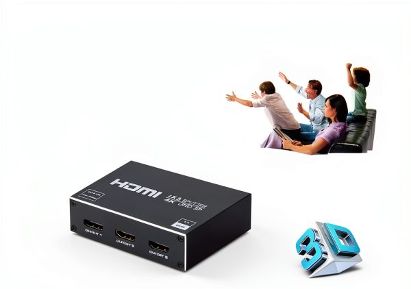 HDMI Splitter ENBUER 1x3 4K HDMI for Gaming-5