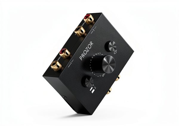 PROZOR 4 in 1 RCA Switch Audio Selector Box-4