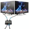 HBAVLINK HDMI Splitter 4K 60Hz Audio Video Selector Box-1