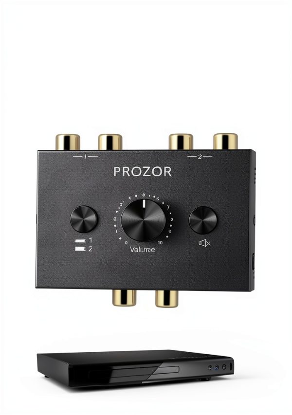 PROZOR 4 in 1 RCA Switch Audio Selector Box-1
