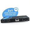 8K HDMI Switch OREI 2X1 Switcher for Home Theater-1