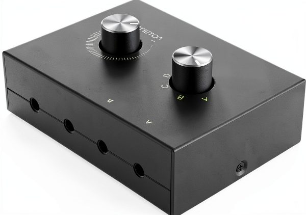 LiNKFOR 4 Port Audio Switch Selector Box-3