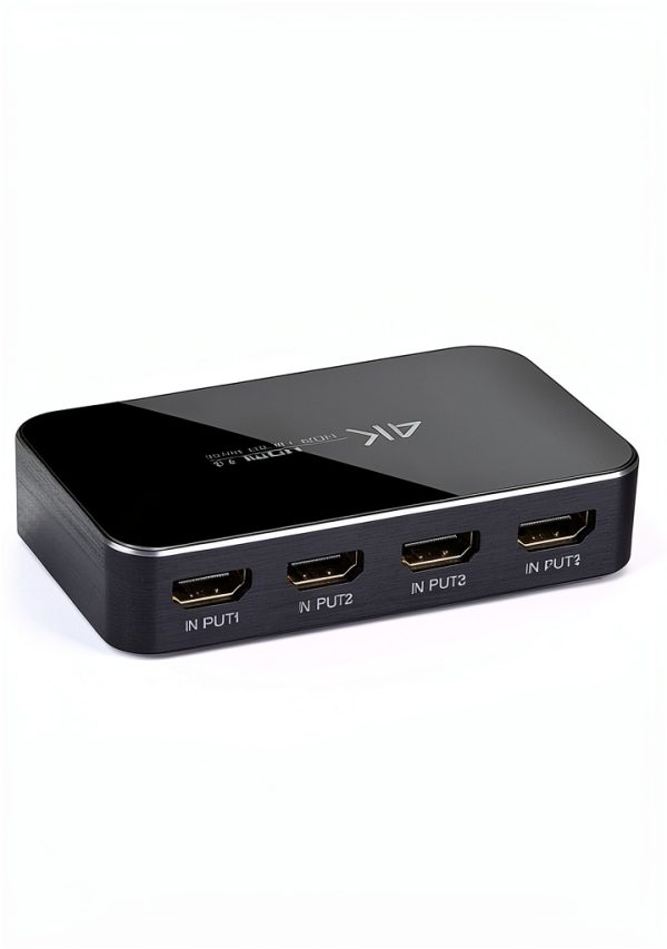 4K HDMI Switch ENBUER 4 Port HDR Black Model-1