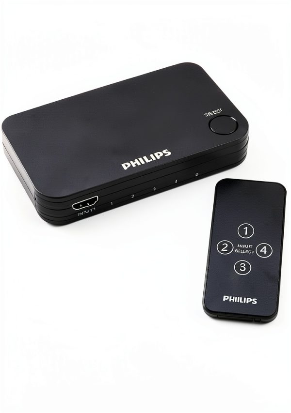 Philips 4 Port HDMI Switch for Home Theater-1