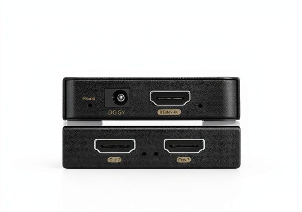 HBAVLINK HDMI Splitter 4K 60Hz Audio Video Selector Box-4