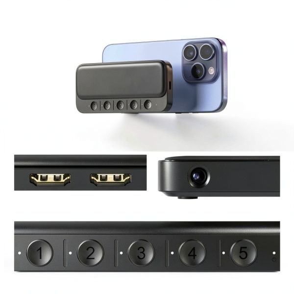 5-In-1 HDMI Switch ByteWave Metal Design-4