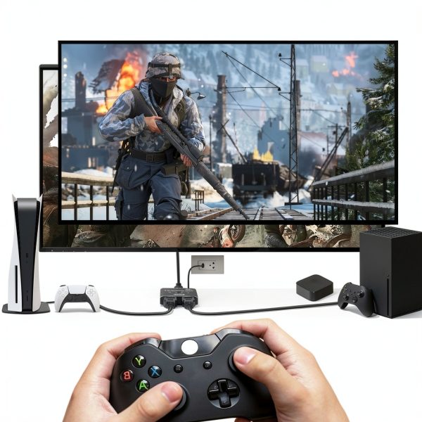 XinYaa HDMI 2.1 Switch 8K 4K 2 in 1 out for Gamers-5