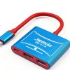 JEMDO Switch 2 Dock 4K 144Hz HDMI Blue Aluminum-0
