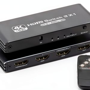 HDMI Switch Anber-Tech 4K120Hz Grey Model 3in1-0