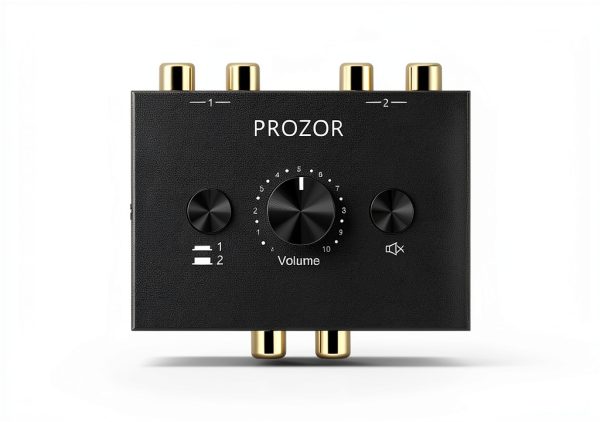 PROZOR 4 in 1 RCA Switch Audio Selector Box-6