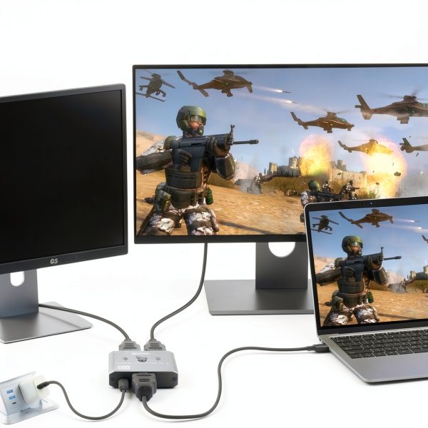 XinYaa HDMI 2.1 Switch 8K 4K 2 in 1 out for Gamers-3