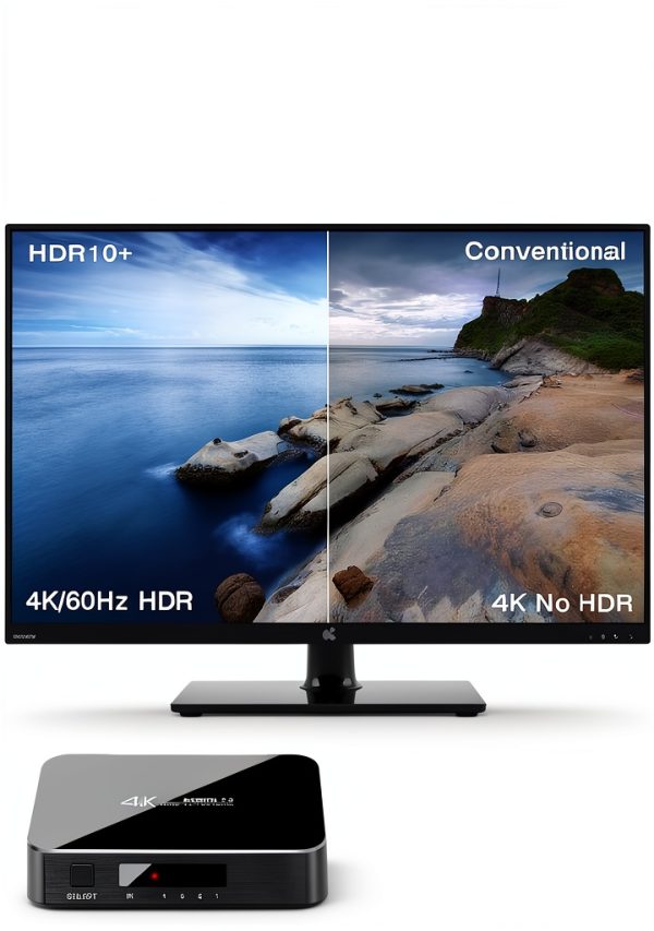 4K HDMI Switch ENBUER 4 Port HDR Black Model-3