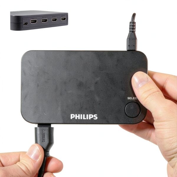 Philips 4 Port HDMI Switch for Home Theater-5