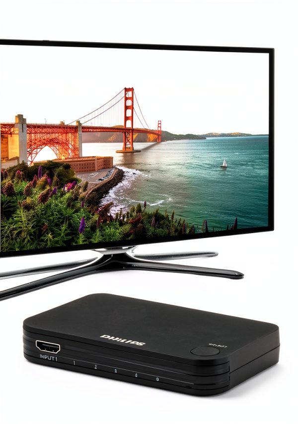 Philips 4 Port HDMI Switch for Home Theater-3