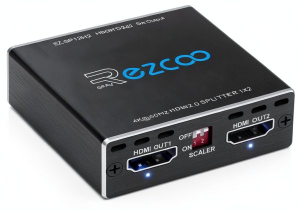 4K HDMI Splitter EZCOOTECH Mini Dual Output-0