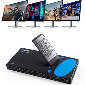 OREI 4x4 HDMI Matrix 4K60 HDR Dual Voltage Power-0