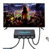 HDMI Switch SGEYR Metal 3‑Port Remote for Theater-1