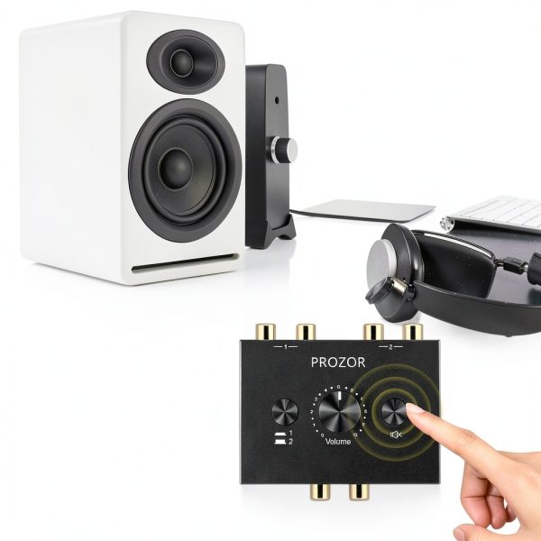 PROZOR 4 in 1 RCA Switch Audio Selector Box-2