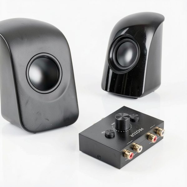 PROZOR 4 in 1 RCA Switch Audio Selector Box-5
