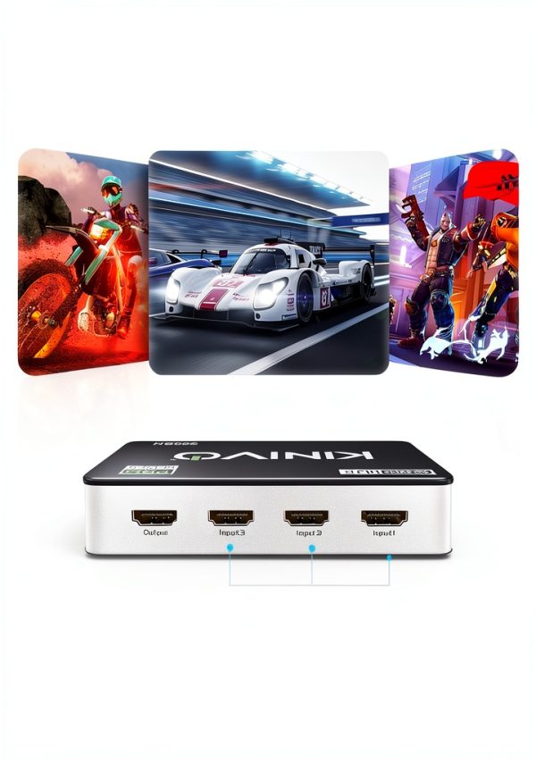 Kinivo 4K HDMI Switch 3 In 1 Out 60Hz 4K60 HDR 2-Year Warranty-2