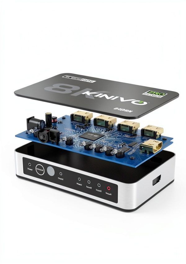 Kinivo 8K HDMI Switch 4 Port with Toslink 4K/8K Support IR Remote-2