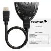 Fosmon 4K HDMI Switch 3x1 with HDCP Pass‑Through, 4K@30Hz & 4K@60Hz-6