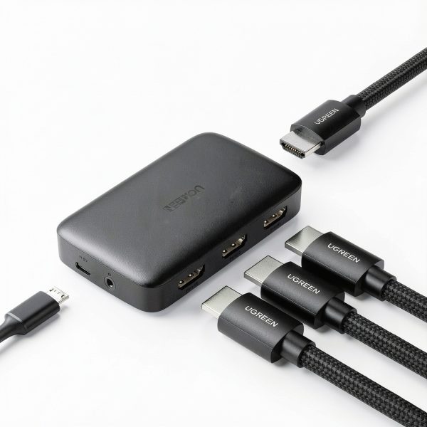HDMI Switch 3 in 1 4K UGREEN Model 80125 Compact Remote-6