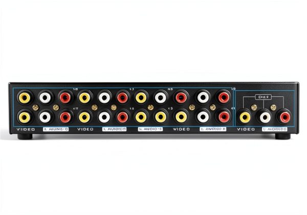 Mt-viki 8‑Way AV RCA Switch Selector PL‑831AV Metal Enclosure-2
