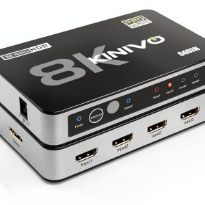 Kinivo 8K HDMI Switch 4 Port with Toslink 4K/8K Support IR Remote-0