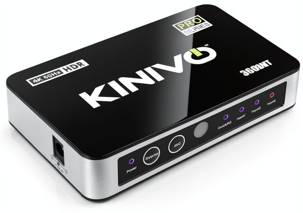 Kinivo 4K HDMI Switch 3 Port Optical Audio Extractor ARC Remote-0
