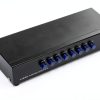 Mt-viki 8‑Way AV RCA Switch Selector PL‑831AV Metal Enclosure-4