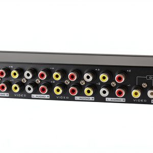 Mt-viki 8‑Way AV RCA Switch Selector PL‑831AV Metal Enclosure-0