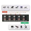Audio Switcher BolAAzuL 4 in 1 Stereo Selector Metal Housing Plug Play-1